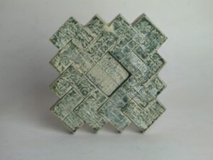 Plaster origami castings